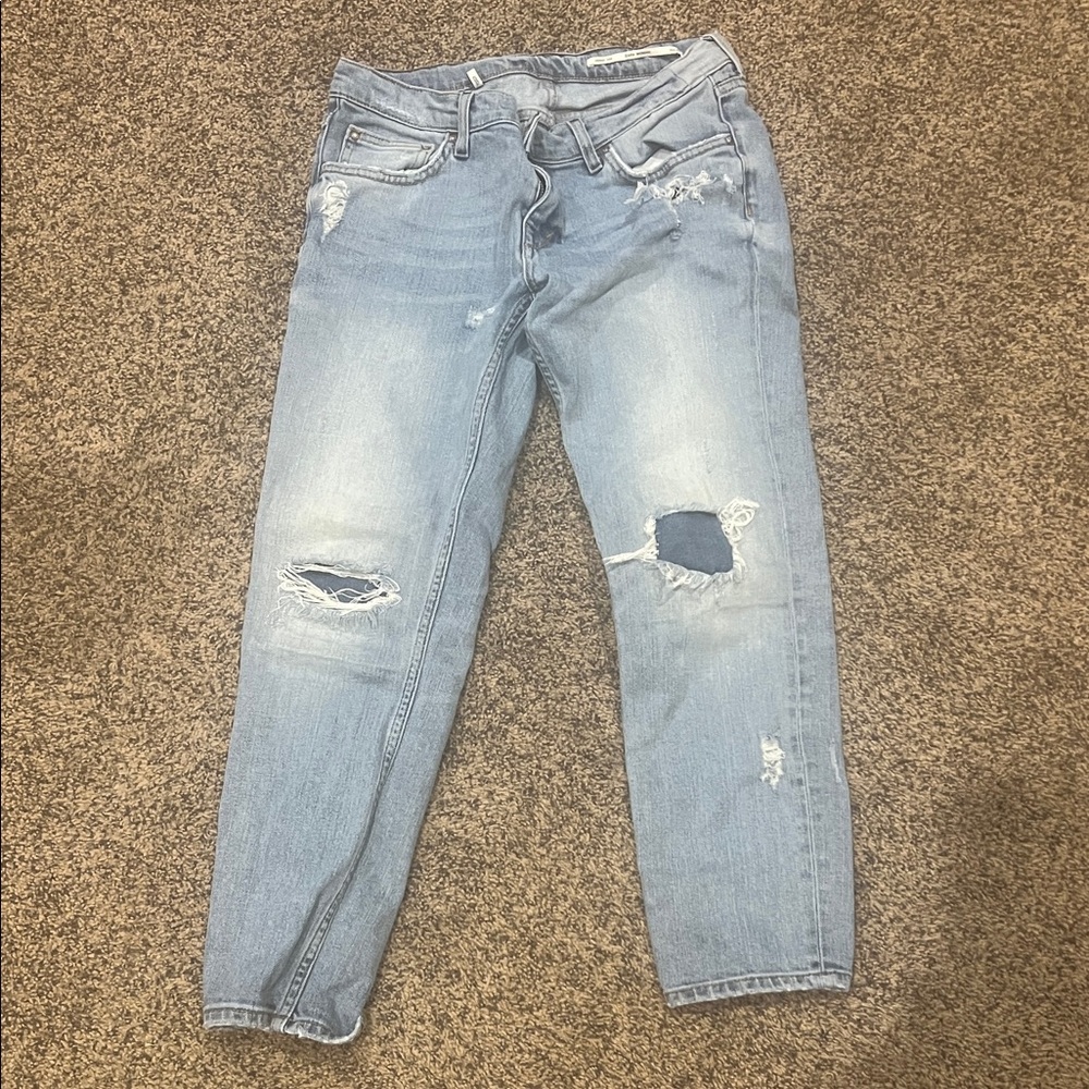 Zara Light Blue Slim Fit Denim